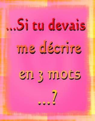 Me décrire